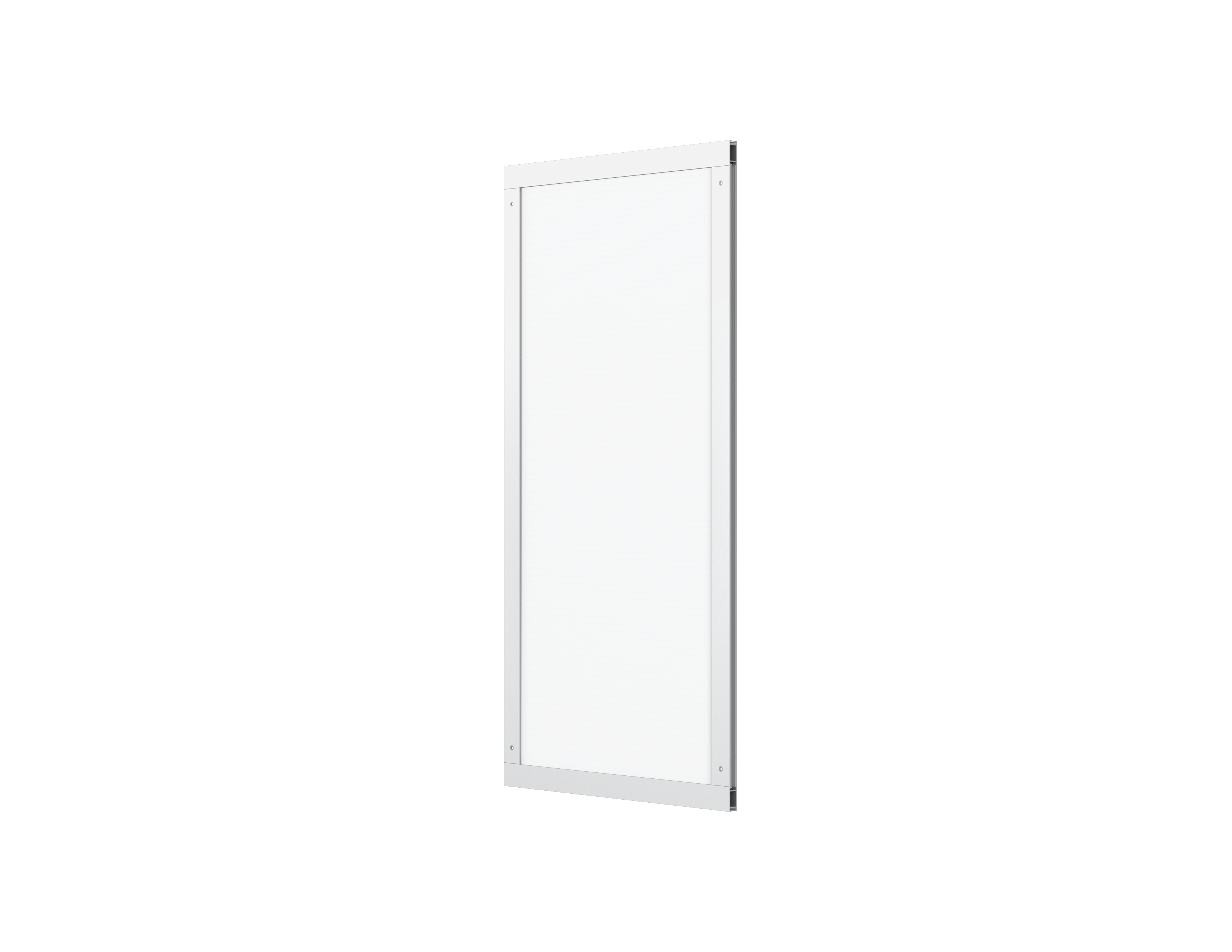 Complete hanging modular hot aisle containment enclosure