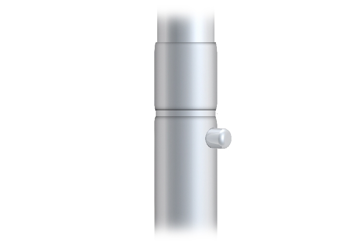 Testrite Instrument Co., Inc. | Spring Button Telescopic Tube Lock (F) Locking Button Telescoping Tube